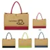 JUTE BOX TOTE BAG 