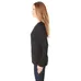 Bella   Canvas Ladies Long-Sleeve Flowy V-Neck - Dark/All
