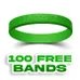 Custom Embossed Wristbands          