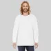 American Apparel Unisex Fine Jersey Long Sleeve T-Shirt - White/Neutral