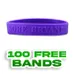 Custom Embossed Silicone Wristbands