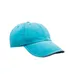 Anvil 6-Panel Pigment-Dyed Twill Sandwich Cap - Dark/All