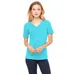 Bella Missy Fit Jersey Short Sleeve V-Neck T-Shirt - Dark/All