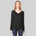 Bella   Canvas Ladies Long-Sleeve Flowy V-Neck - Dark/All