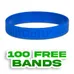 Custom Debossed Wristbands     