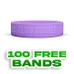 Embossed 3/4 inch Wristband 
