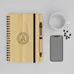 Small Engraved Bamboo Notebook & Pen