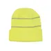 Knit Beanie with Reflective Stripes