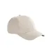 Big Accessories 6-Panel Brushed Twill Structured Cap - Dark/All