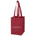 Budget Custom Non Woven 4 Bottle Wine Tote Bag-BG