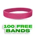 Custom Embossed Wristband EM98409H
