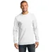 Port and Company Tall Long Sleeve Essential T-Shirt - White/Neutral