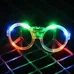LED Light Up Peace Sign Sunglasses - Multicolor