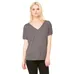 Bella Ladies' Slouchy V-Neck T-Shirt