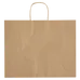 Budget Custom Kraft Paper Brown Shopping Bag - 16"- x -12"-1-2