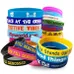 Colorfilled Silicone Wristband Bracelet       