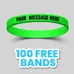 Custom Glow in the Dark Wristband