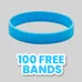 Debossed Silicone Wristband Bracelet              