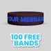 1 inch Printed Wristband     
