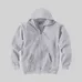 Hanes 10 oz 90/10 Ultimate Cotton Printpro Full Zip Hood - Light/Heather