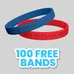 Custom Debossed Wristbands                           