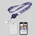 Polyester/Badge Reel/Metal Clip Lanyard Combo