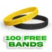 Debossed Silicone Wristband Bracelet