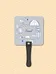 Rounded Square Hand Fan