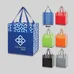 NON-WOVEN GEOMETRIC SHOPPING TOTE BAG
