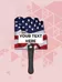 Flag Hand Fan 