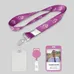 1/2 inch Price Saver Lanyard with Bull Dog Clip-B