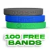 Custom Debossed Wristbands                 