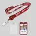 1/2" Polyester/Badge Reel Lanyard Combo-A