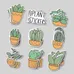 Die cut stickers-5"X5" 