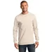 Port and Company Tall Long Sleeve Essential T-Shirt - White/Neutral