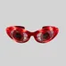 LED Red Eyes Novelty Sunglasses 