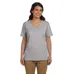 Hanes Ladies' 5.2 oz ComfortSoft V-Neck Cotton T-Shirt - Dark/Colors