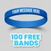 1/2 inch Printed Wristband   