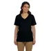 Hanes Ladies' 5.2 oz ComfortSoft V-Neck Cotton T-Shirt - Dark/Colors