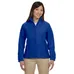 Harriton Womens Full-Zip Fleece - Dark/All