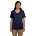 Hanes Ladies' 5.2 oz ComfortSoft V-Neck Cotton T-Shirt - Dark/Colors