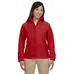 Harriton Womens Full-Zip Fleece - Dark/All