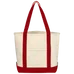 Budget Custom Small Heavy Cotton Canvas Boat Tote Bag