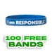 1/2 inch Printed Wristband 