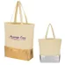 12 OZ. COTTON TOTE BAG WITH METALLIC ACCENT 
