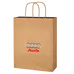 Budget Custom Kraft Paper Brown Shopping Bags - 10-x-13