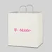 KRAFT PAPER WHITE SHOPPING BAG-14