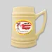 24 oz. Natural Stein with Gold Bands - Full Color