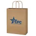 KRAFT PAPER BROWN SHOPPING BAG - 10