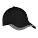 Port Authority Contrast Stripe Sandwich Bill Cap - Dark/All